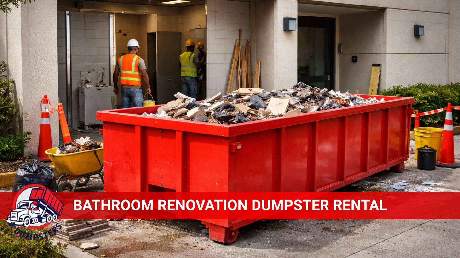 bathroom renovation dumpster rental