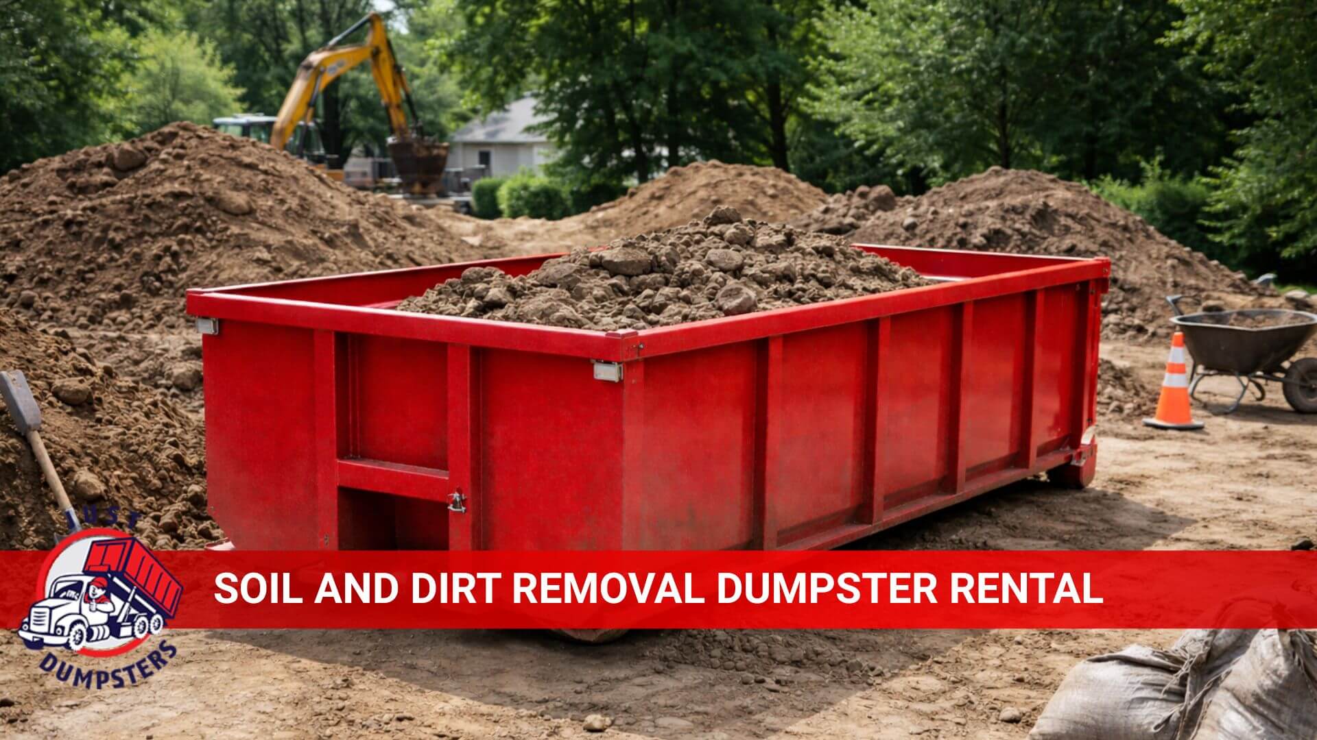 soil and dirt removal dumpster rental