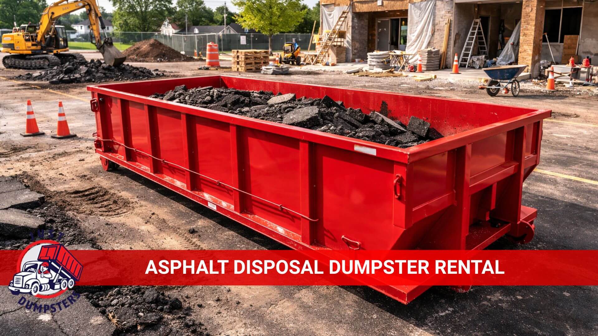 asphalt disposal dumpster rental