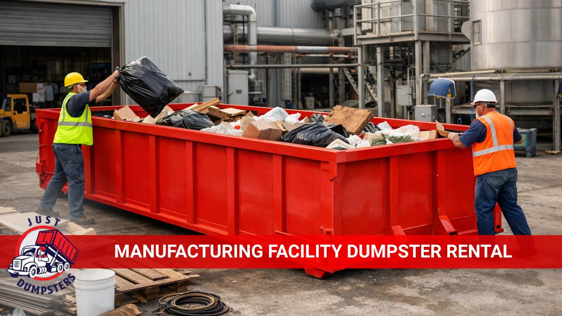 manufacturing facility dumpster rental