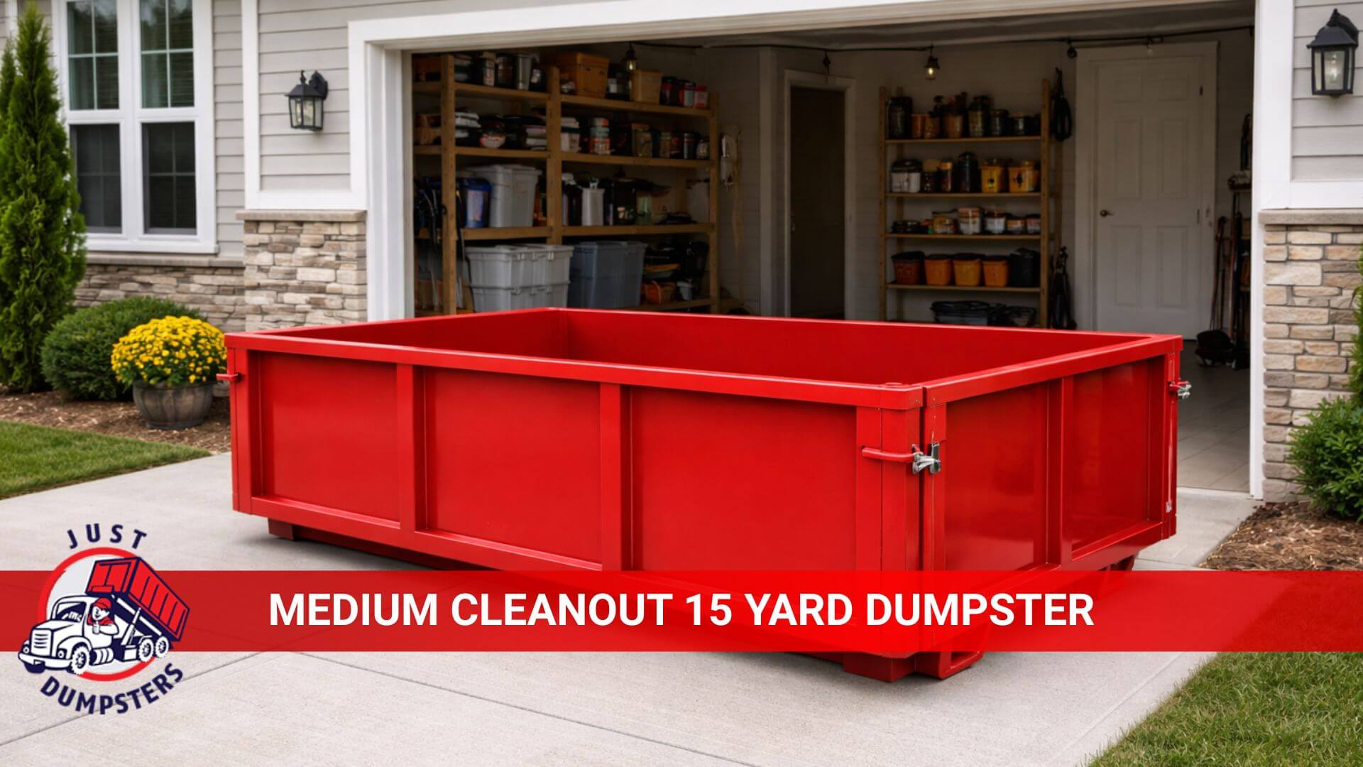 medium cleanout 15 yard dumpster