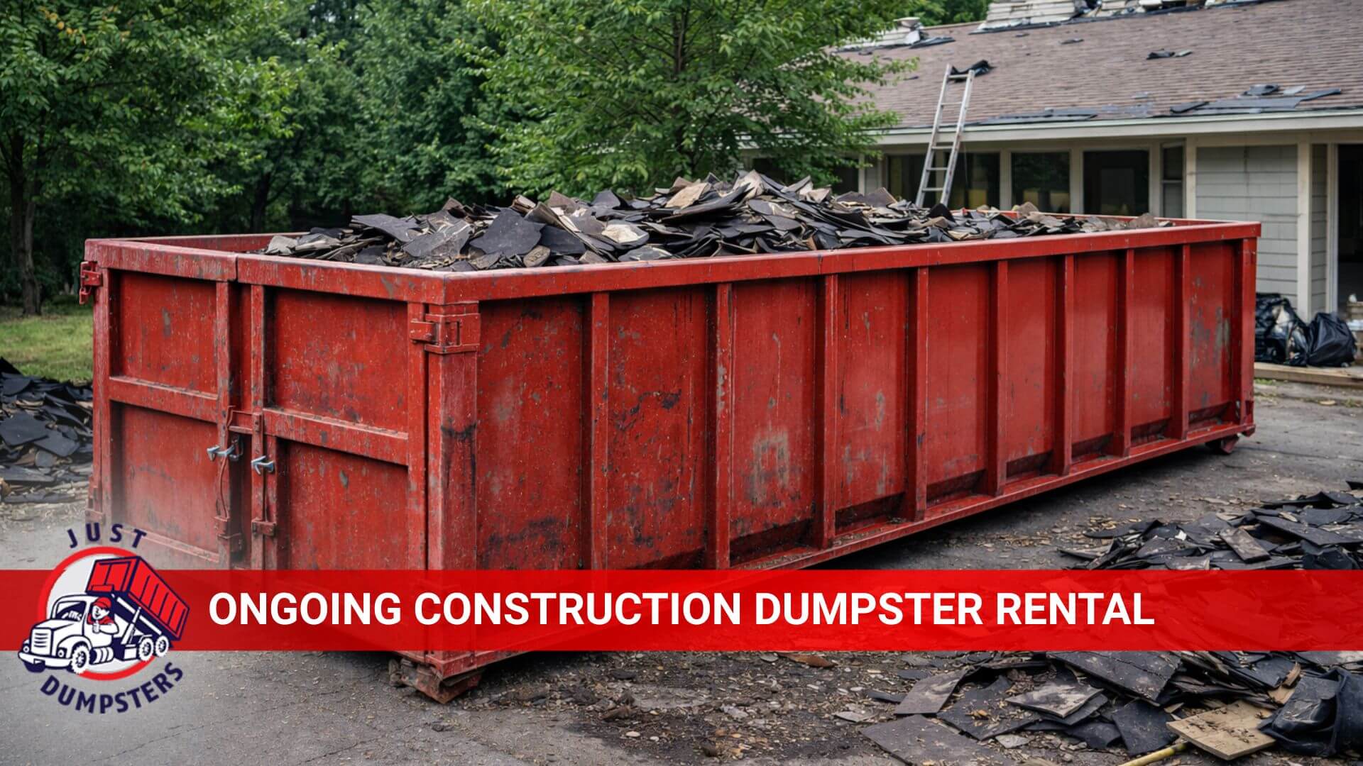 ongoing construction dumpster rental