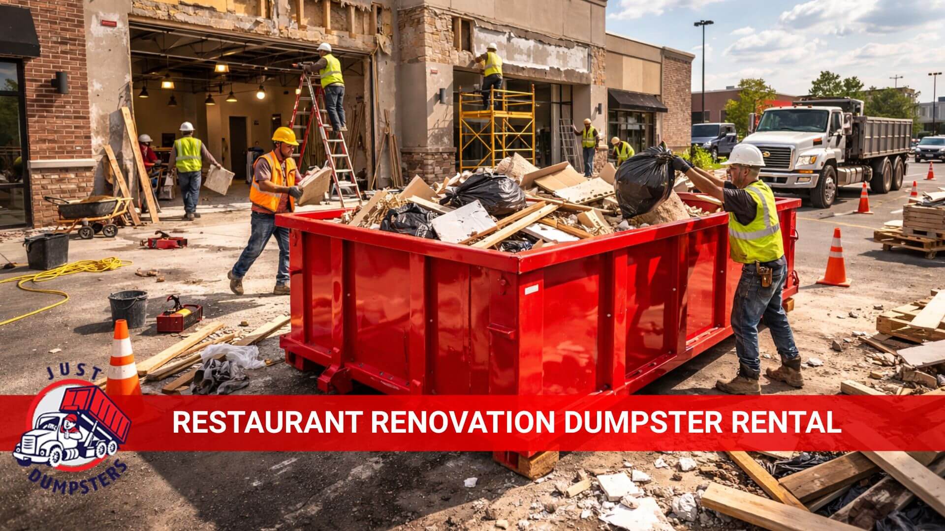 restaurant renovation dumpster rental