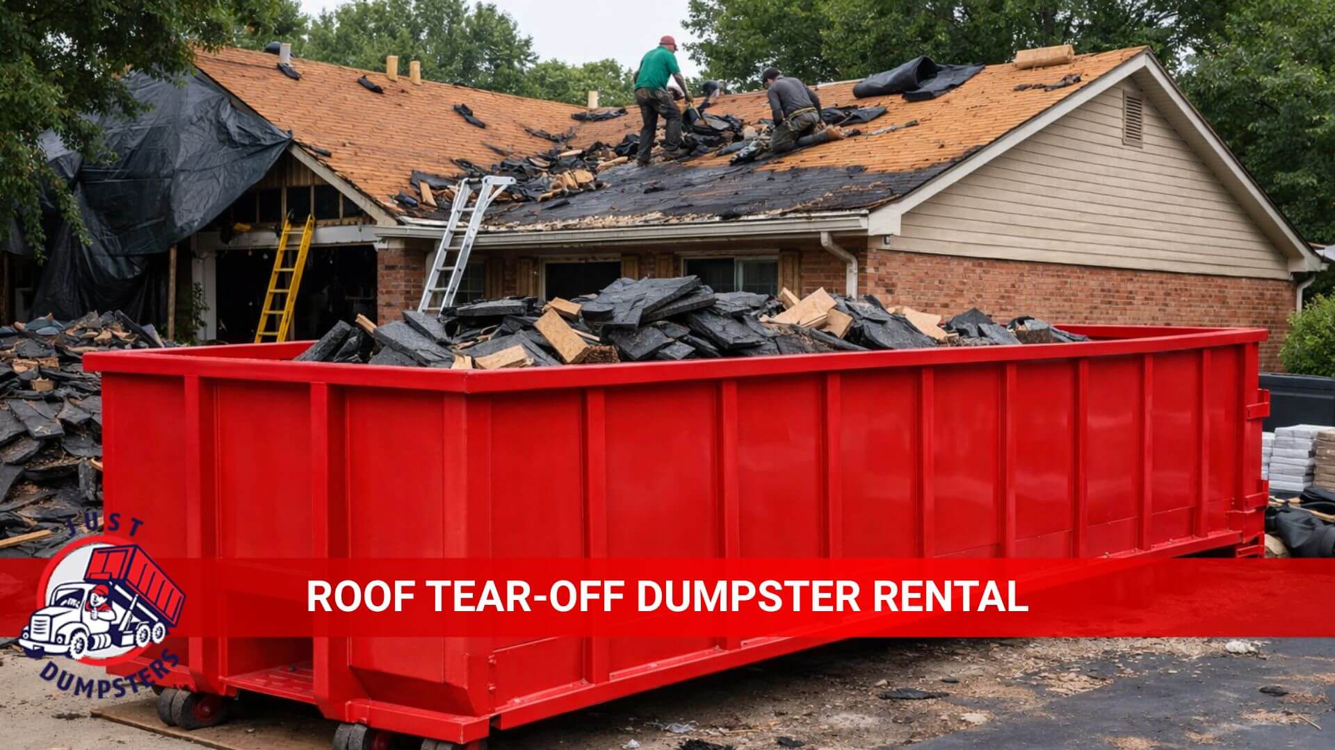 roof tear-off dumpster rental