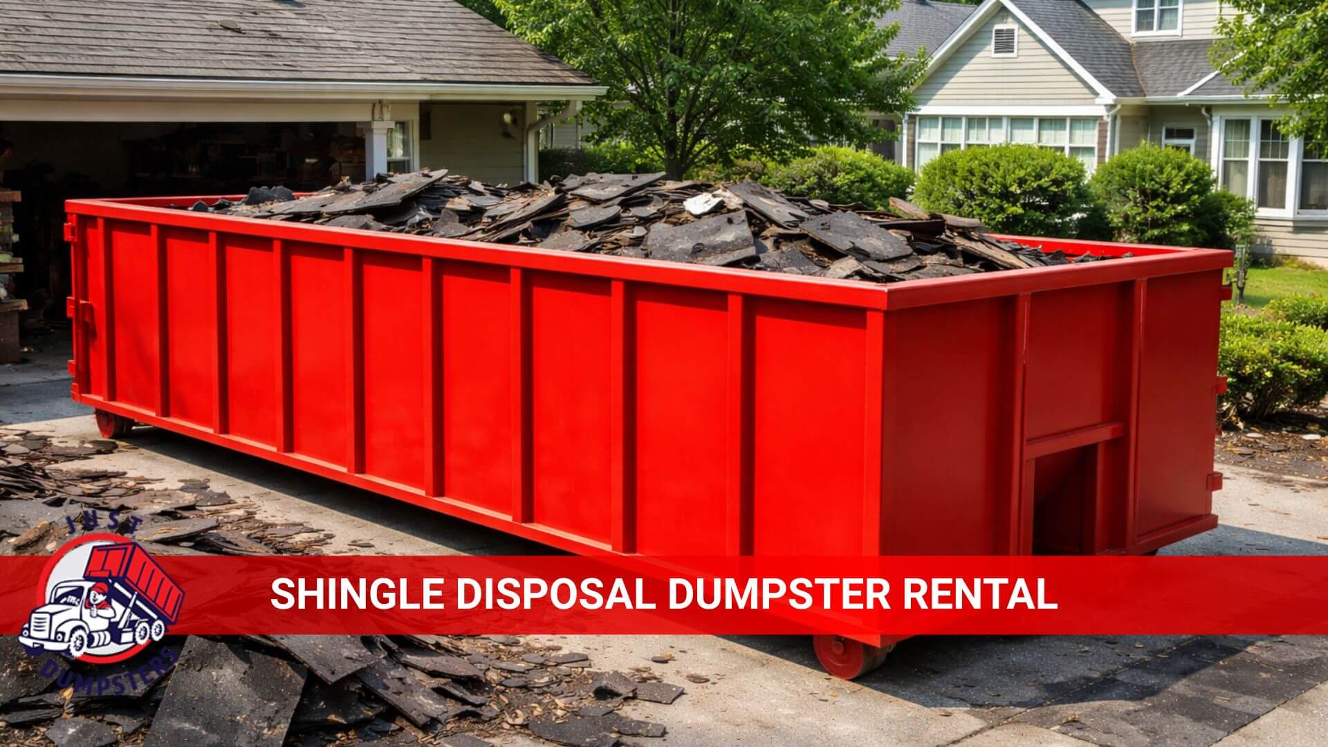 shingle disposal dumpster rental