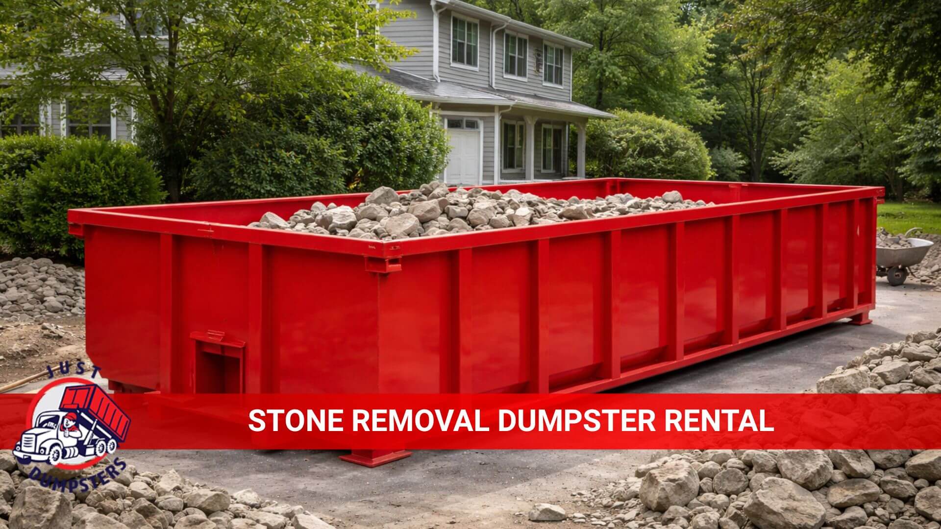 stone removal dumpster rental